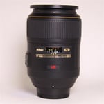 Nikon Used AF-S VR Micro-Nikkor 105mm f/2.8G IF-ED Macro Lens