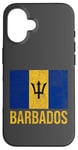 Coque pour iPhone 16 Drapeau de la Barbade Bridgetown Moins Antilles Caraïbes