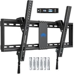 Mounting Dream Tilt TV Wall Mount Bracket for Most 37-82 Inch LED, LCD, OLED, Plasma TVs up to VESA 600x400mm and 60kg, Incl. Fischer Wall Plugs, Tilting TV Bracket MD2268-LK-02