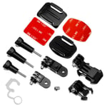 Kit d'accessoires Ociodual pour casque adhésif GoPr Hero 8 7 6 5 4 SJCAM Xiao Yi