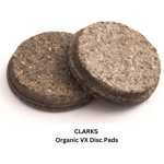 Clarks Organic VX Disc Brake Pads for Hybrid, MTBa& Road  Black -u H