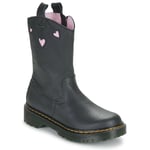 Dr. Martens Boots Bex Heart P-O Boot J Black Classic Nappa Svart barn