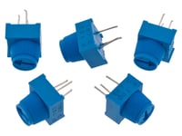 Potentiometer 10k med ratt för kopplingsdäck 5-pack