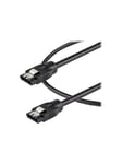 StarTech.com 0.6 m Round SATA Cable - Latching Connectors - 6Gbs SATA Cable - SATA cable - 60 cm