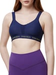 Triumph Womens Triaction Energy Lite Non Wired Sports Bra - Blue Polyamide - Size 40DD