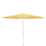 Glatz, Twist 300 cm parasoll matt white Kat.5 624 Yellow Stripe