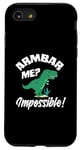 Coque pour iPhone SE (2020) / 7 / 8 Armbar Me? Impossible! Dinosaure Amusant