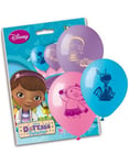 10 stk Lila Turkos och Rosa Ballonger - Doc McStuffins