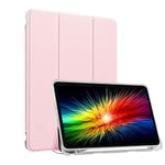 BXGH Tasche für iPad Pro 11 Zoll 2022 (4. Generation)/2021 (3. Generation)/2020 (2. Generation), Smart Case für iPad, Automatique Aufwachen/Einschlafen - Pink