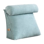 Ahlsen Chevet grand dossier triangle coussin canapé taille coussin bureau dos coussin lit cou coussin oreiller, lac bleu