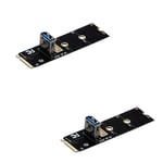 Tlily - 2 PièCes ngff M.2 Vers USB3.0 pci Express Convertisseur Adaptateur Graphique CardExtender M2 pci-e PCIe Transfert Mining Riser