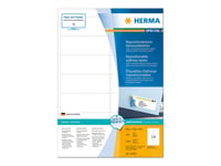 Herma Spesial - Papir - Matt - Flyttbar Selvklebende - Hvit - 99,1 X 38,1 Mm 1400 Etikett(Er) (100 Ark X 14) Adresseetiketter