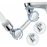 Rallonge de Robinet pivotante à 1080 degrés, accessoire de robinet d'aérateur pivotant à 1080° avec 2 fonctions de pulvérisation, robinet d'extension