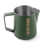 MHW-3BOMBER Milk Jug 600ml, Stainless Steel Milk Jug for Coffee Machine, Home Barista Coffee Accessories, Cappuccino Latte Art Cup, Milk Frothing Pitcher, Green, Model: P5030