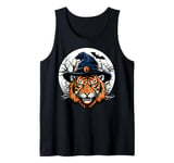 Tiger Halloween Costume - Funny Animal Tiger Lover Halloween Tank Top