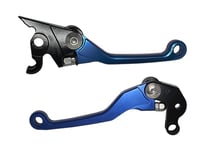 ACCOSSATO Paire de leviers bleus pour Husqvarna TE 450 de 2005 à 2010 (CC 450)