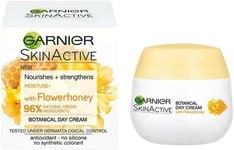 GARNIER Skin Active BOTANICAL DAY CREAM with FLOWERHONEY Nourishes & Strengthen