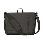 Travelon: Urban - Anti-Theft Messenger Bag, Slate, 14 x 10.25 x 4.75, Anti-theft Messenger Bag