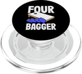 Planche Four Bagger Cornhole Fun Sport Vibes PopSockets PopGrip pour MagSafe