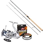 Haspelset Landfiske Lax Shimano Stradic 4000 Sölv 10,1`