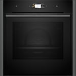 Neff B64CS71G0B Graphite N90 Pyrolytic Slide & Hide Single Oven