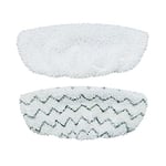 BISSELL Vac & Steam Mop Pads | Replacement Mop Pad For BISSELL Vac & Steam | 1 Delicate Pad, 1 Scrubbing Pad | 1252
