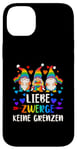 Coque pour iPhone 14 Plus LGBT Pride,Nains de jardin, Arc-en-ciel, allemand