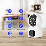 WOUWON Suivi automatique HD 3MP IP Caméra Surveillance Moniteur de sécurité WiFi Mini Smart Home CCTV Intérieur PZT Caméra Cloudedge App, Mini caméra HD