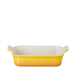 Le Creuset Rektangulär ugnsform Heritage stengods 26cm Nectar Gul