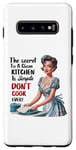 Coque pour Galaxy S10+ Cooking Chef Kitchen Design Funny Don't Cook Ever Design