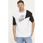 T-shirt Lee Cooper  T-shirt ATIMO Blanc/Black