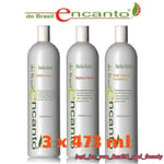 ENCANTO do Brasil Brazilian Keratin Straightening Treatment 3x473 ml