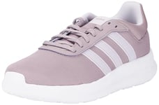 adidas Women's LITE Racer 4.0 Shoes, preloved fig/Silver Dawn/Silver Dawn, 5.5 UK