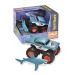 Wild Republic Adventure Mini Truck Requin, Idée Cadeau pour Garçon, Ensemble de Jeu d’Imagination, Coffret de Jouets, Camion Miniature, 10 cm