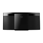 Panasonic SC-HC200EG-K Home Audio Micro System 20W, Compact Micro System, 1 Disc, 20 W, 1-way, FM, Bluetooth, Two-Channel Digital Amplifier, Hi Fi, Clear Sound, Black