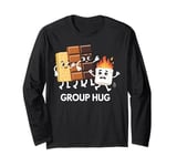 Smores Camping Funny Marshmallow Chocolate Graham Cracker Long Sleeve T-Shirt