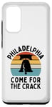 Coque pour Galaxy S20 Funny Philadelphia - Come For The Crack - Liberty Bell Humour