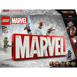 LEGO® Marvel™ - Logo MARVEL et ses super héros - Jeu de construction Avengers dès 12 ans - 76313