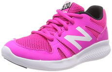 New Balance Unisex Kids' 570 Trainers, Pink (Peony Peony), 2 (34.5 EU)