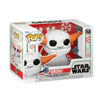 Funko Pop! Star Wars: Mando Holiday - Grogu (The Child, Baby Yoda) SNWMN - The Mandalorian - Figurine en Vinyle à Collectionner - Idée de Cadeau - Produits Officiels - TV Fans