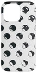 Coque pour iPhone 14 Pro Max Accessoire de protection contre les radiations Blanc à pois 5G