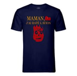 T-Shirt Homme Col Rond Maman J'ai Raté L'avion - Castaway Film Parodie