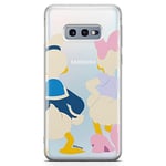 ERT GROUP Coque de téléphone Portable pour Samsung S10e Original et sous Licence Officielle Disney Motif Donald & Daisy 001 Parfaitement adapté à la Forme du téléphone Portable, partiel imprimé