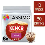 Tassimo Coffee Pods Kenco Mocha 10 Packs (80 Drinks)