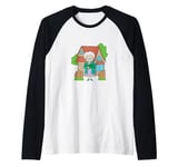 Grandma's Charming Little House Raglan Baseball Tee