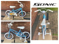 Girls Bike Sonic Angel Girls 14-inch Bike - Blue with stabiliser brand new Boxed