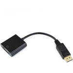 Cablemarkt - Adaptateur avec connecteur DisplayPort mâle vers connecteur vga femelle avec câble de 15 cm