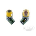 LEGO Minifigure Arms Pair Boba Fett Battle Damaged