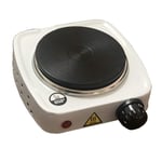Small Single Hot Plate Electrical 500W Portable Table Top Cooker Hob with Temperature Control Ideal for Food Warmer or Slow Cooking Tea Maker Household