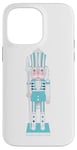 Coque pour iPhone 14 Pro Max Casse-noisette assortis vintage bleu Merry Christmas jouets